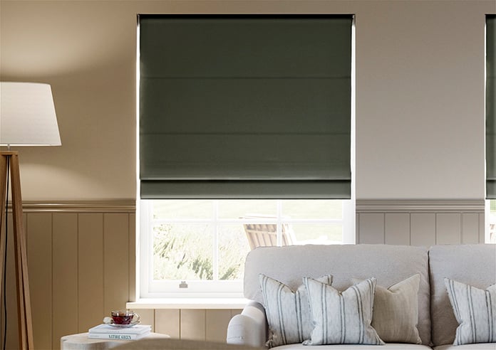 Astoria, Deep Olive - Roman Blind - Image 3